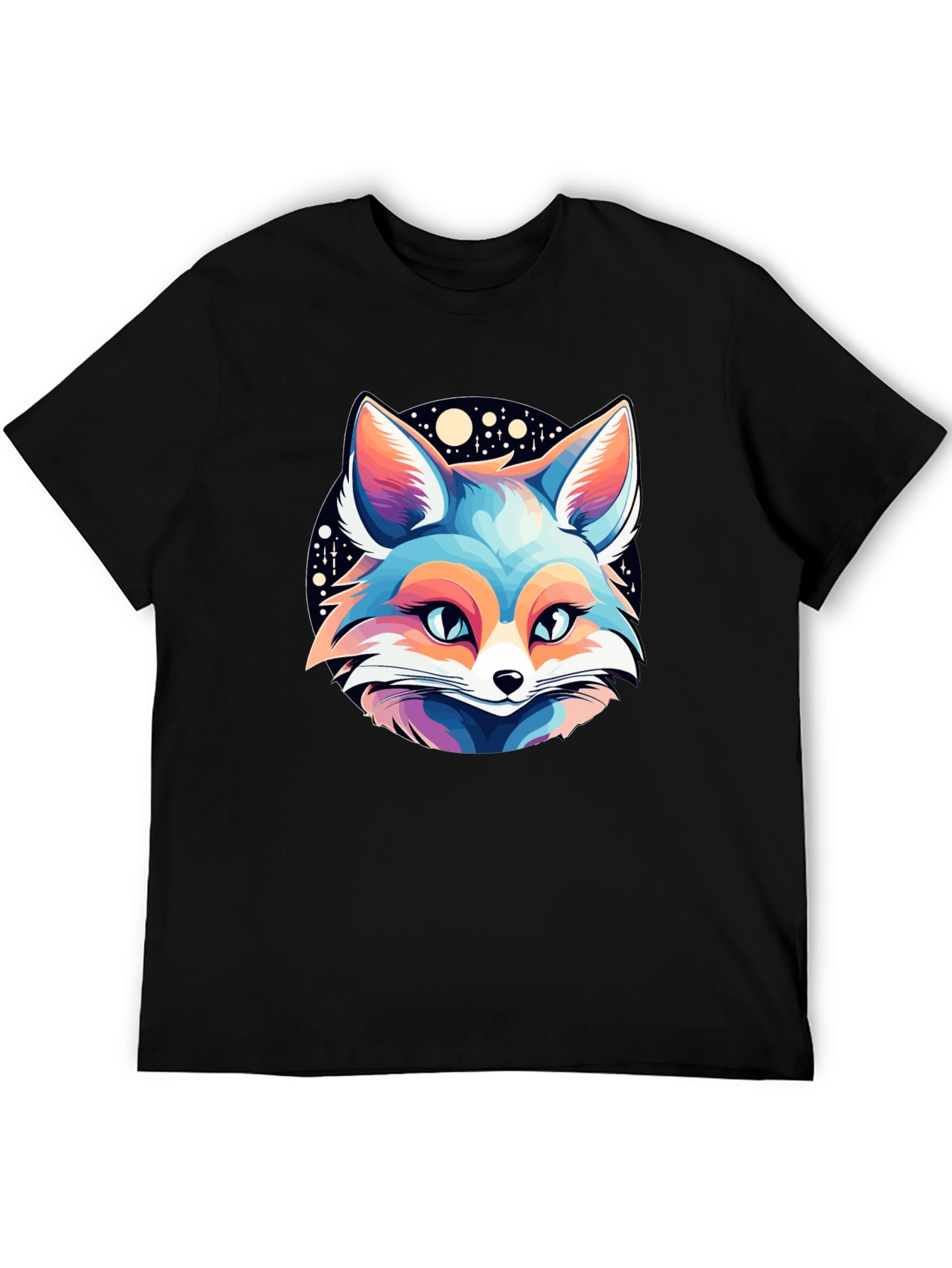 Fox Galaxy Graphic Tee - Mens Black T-Shirt