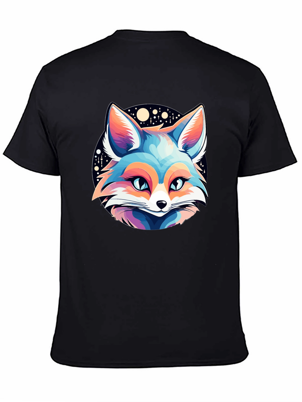 Fox Galaxy Graphic Tee - Mens Black T-Shirt