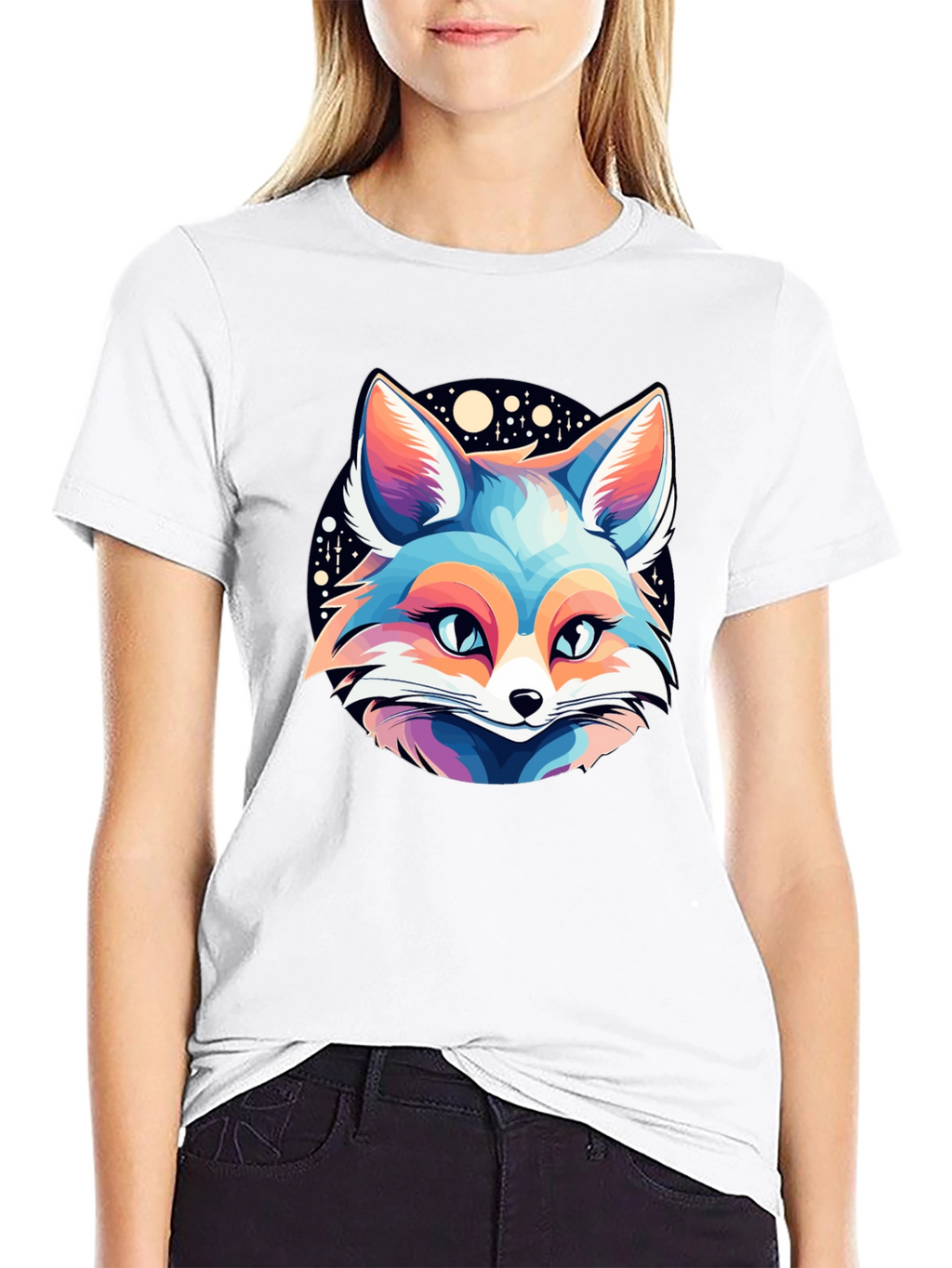 Fox Galaxy Graphic Tee - Mens Black T-Shirt