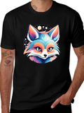 Fox Galaxy Graphic Tee - Mens Black T-Shirt