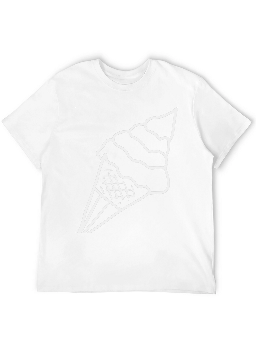 Cool Ice Cream Graphic Tee - Black T-Shirt