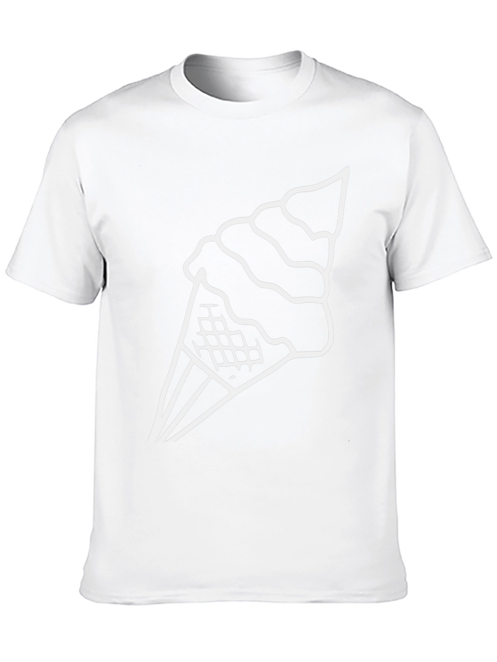 Cool Ice Cream Graphic Tee - Black T-Shirt