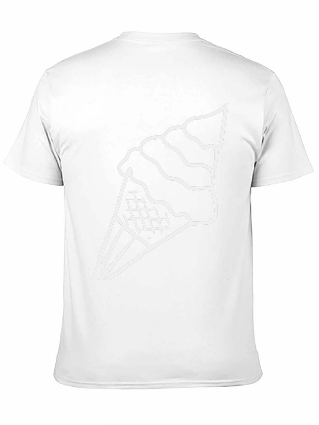 Cool Ice Cream Graphic Tee - Black T-Shirt