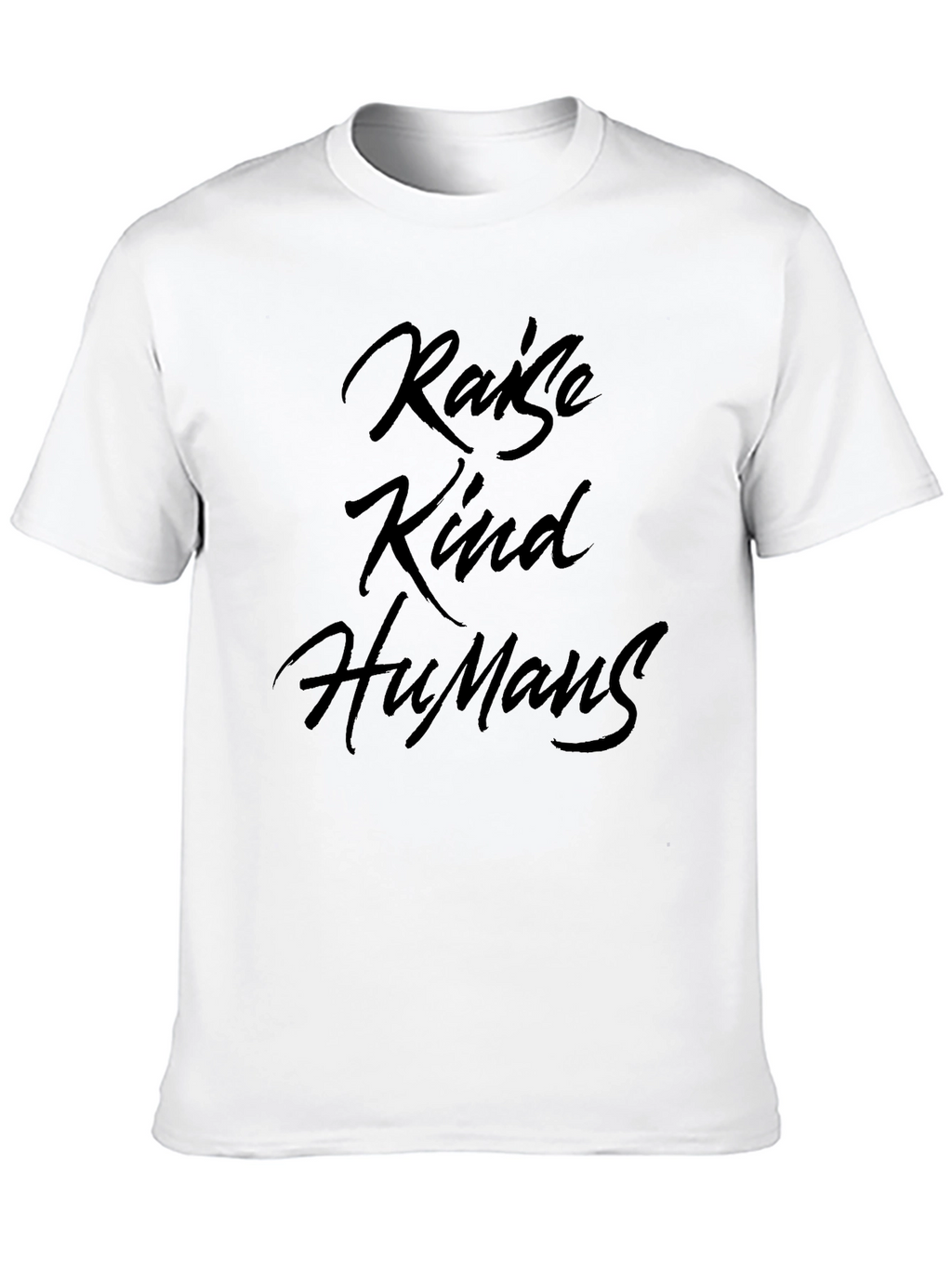 Raise Kind Humans Black Crew Neck T-Shirt
