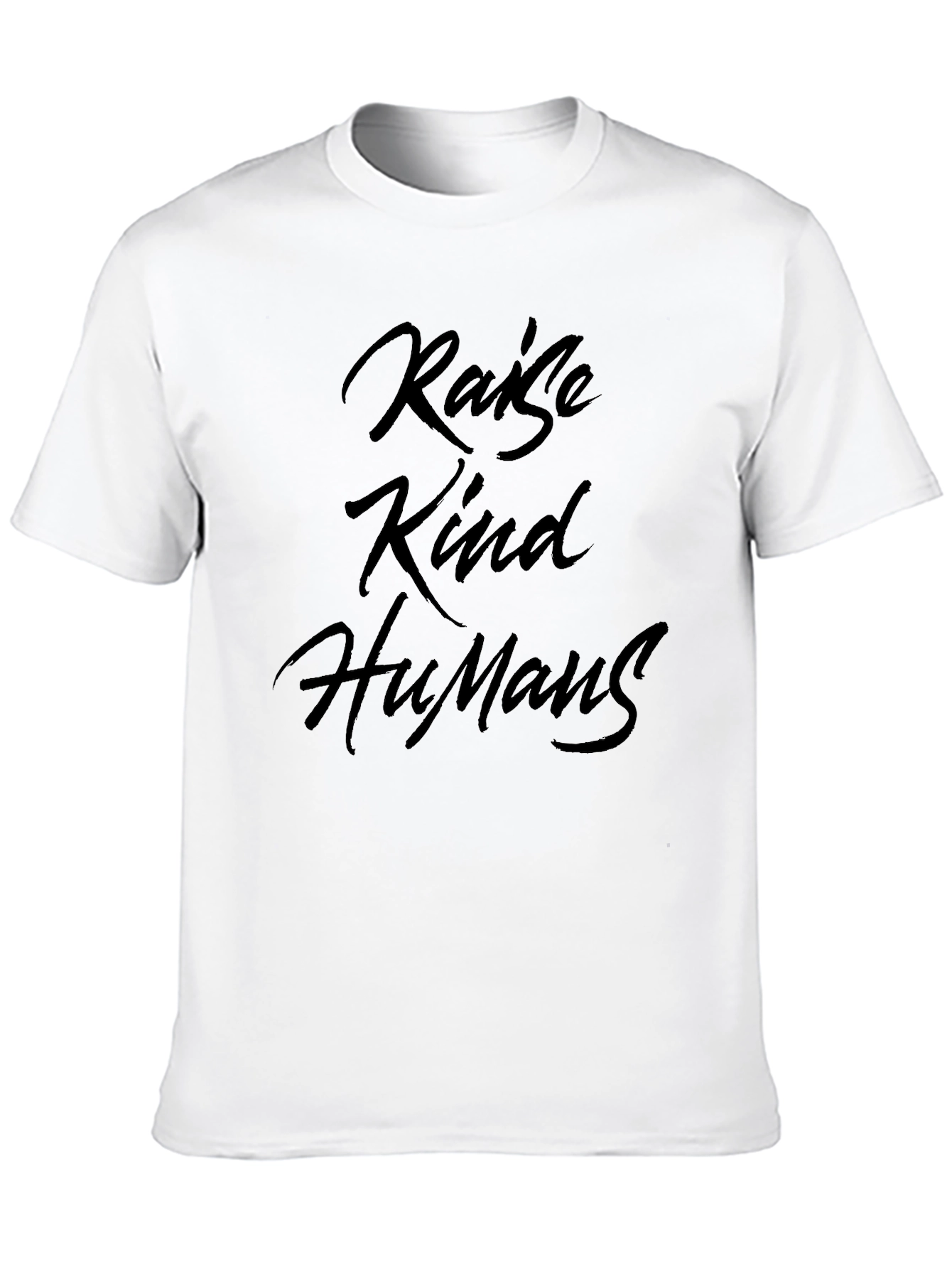 Raise Kind Humans Black Crew Neck T-Shirt