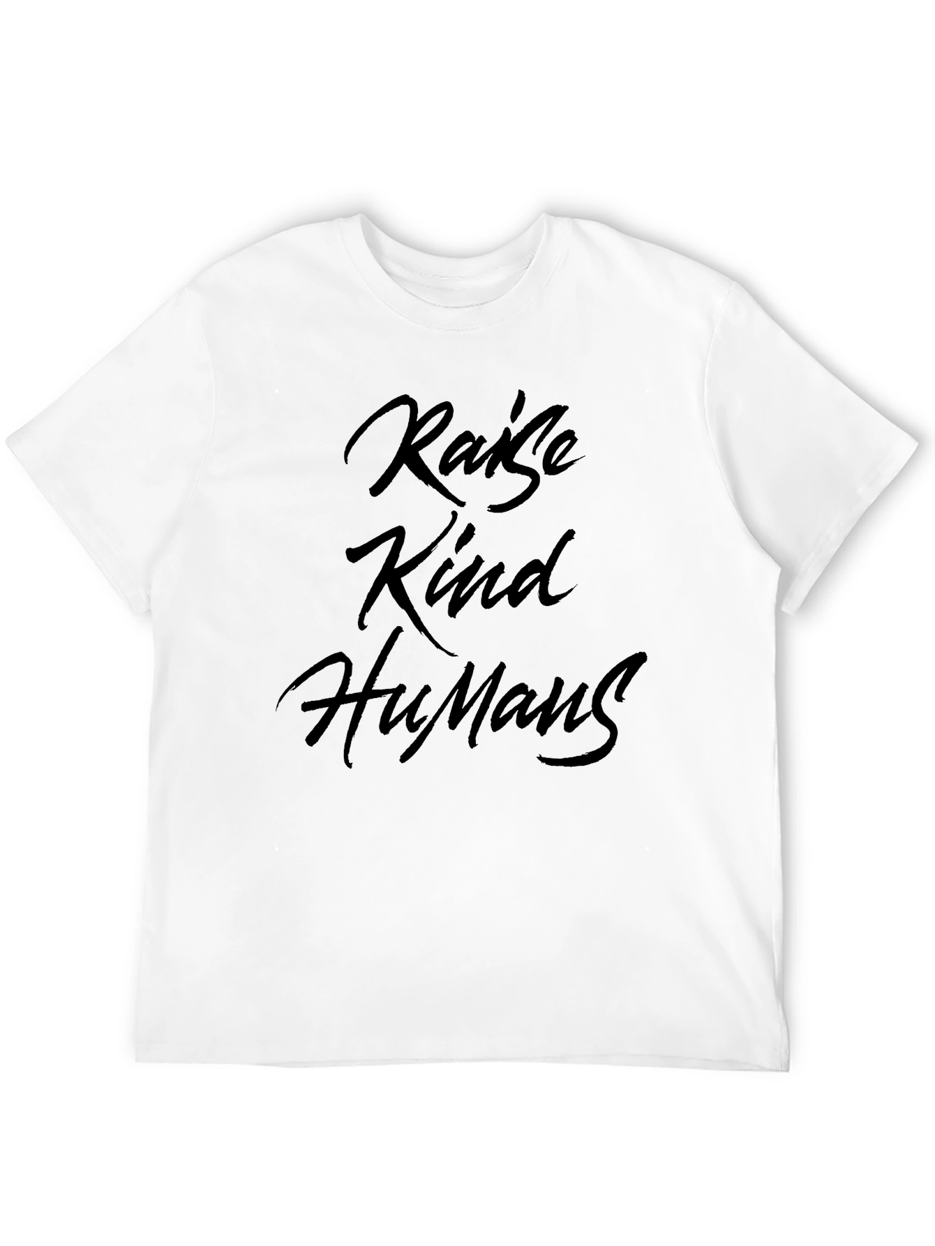 Raise Kind Humans Black Crew Neck T-Shirt