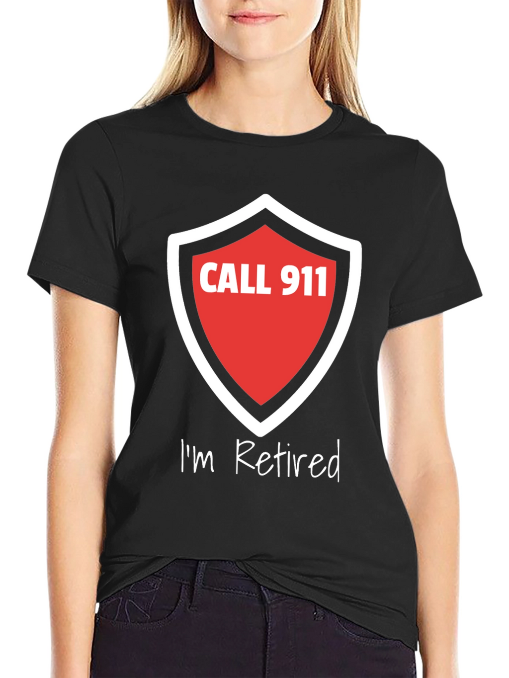 Retired Firefighter T-Shirt - Call 911
