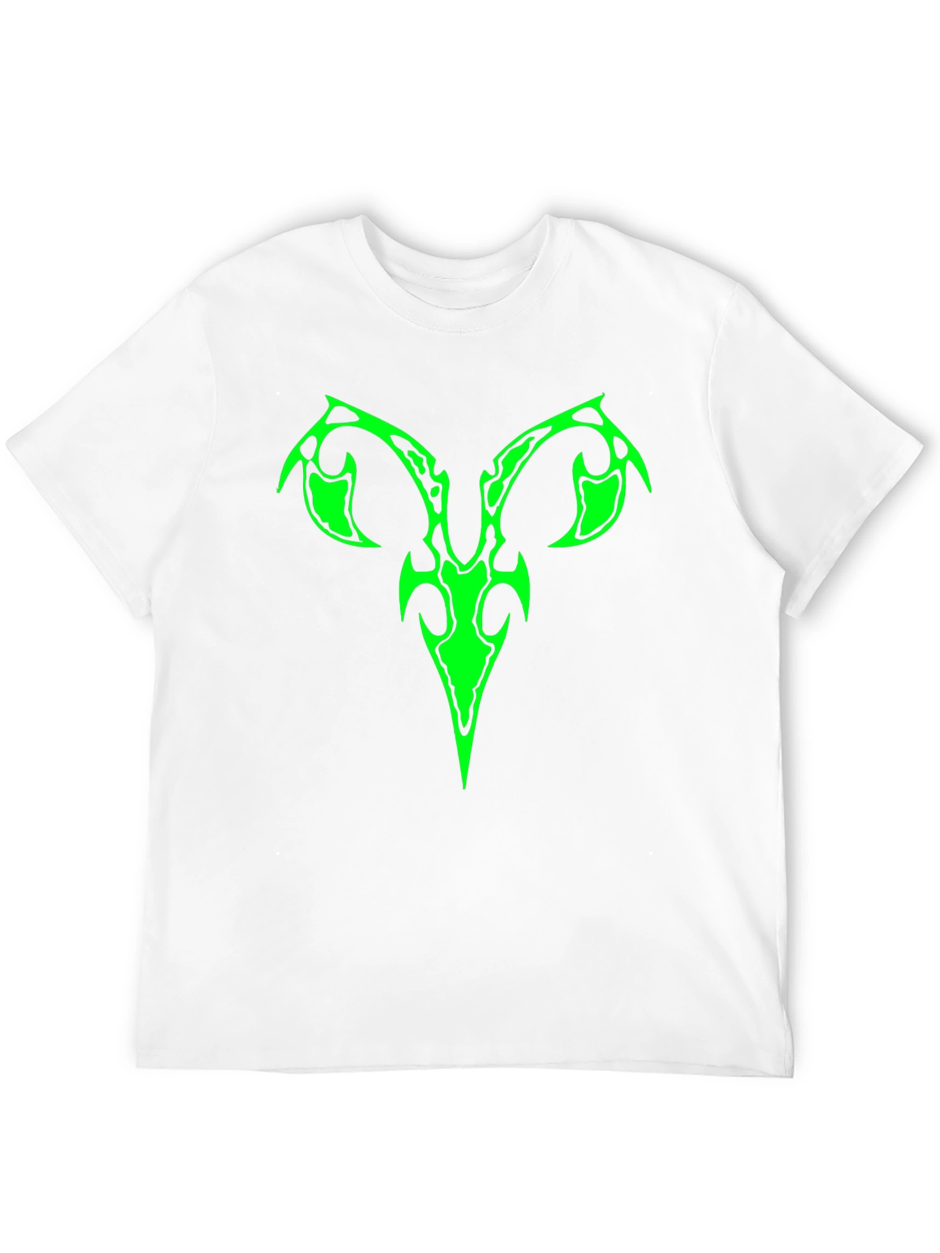 Cool Tribal Ram Graphic Tee - Black