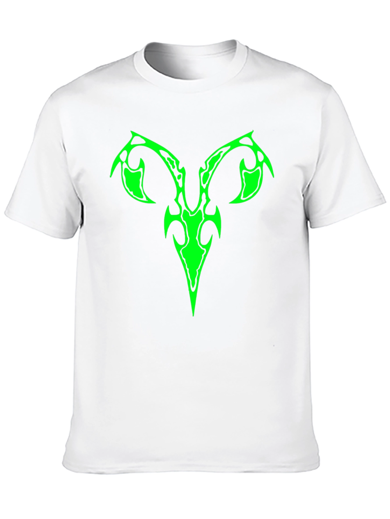 Cool Tribal Ram Graphic Tee - Black