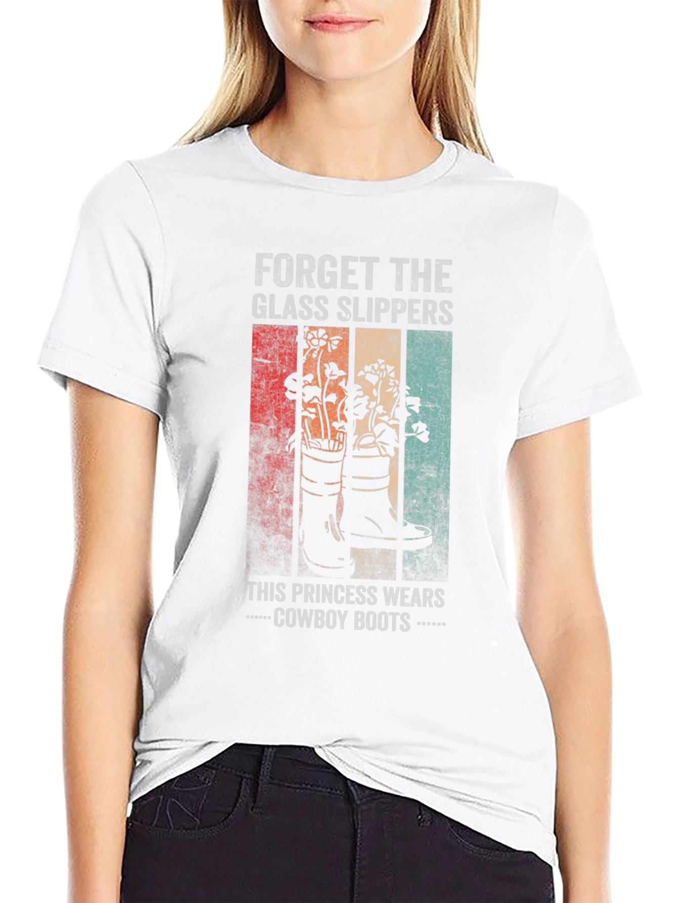Cowboy Boots Princess Graphic Tee