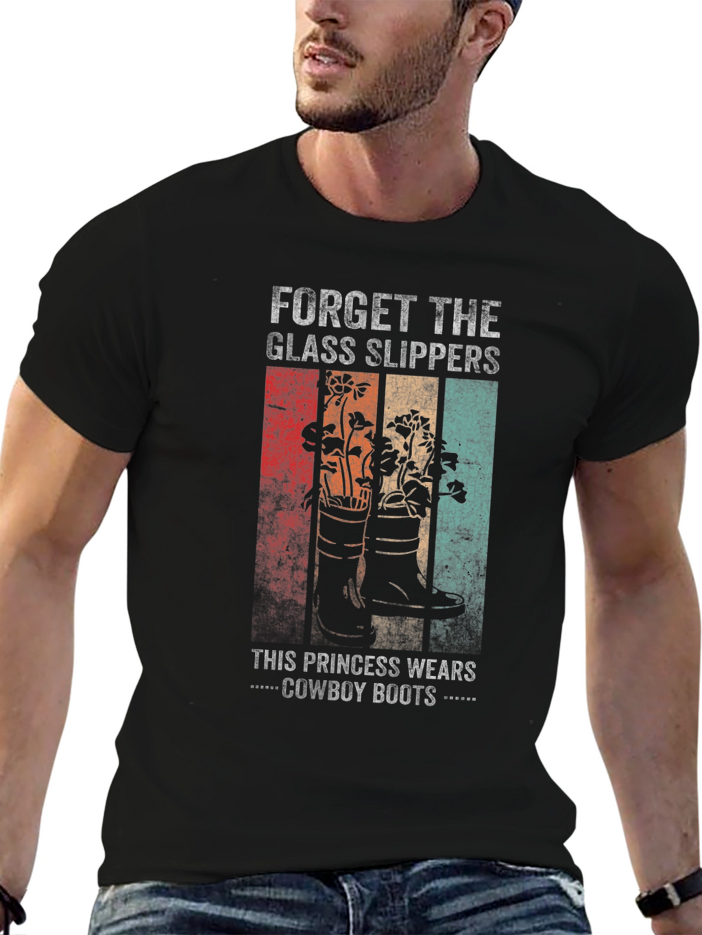 Cowboy Boots Princess Graphic Tee