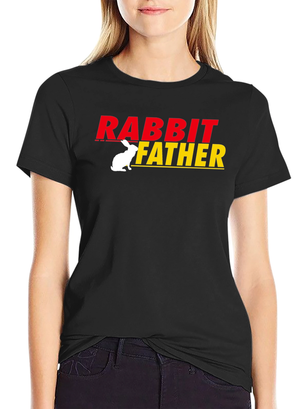 Rabbit Father T-Shirt - Funny Dad Gift