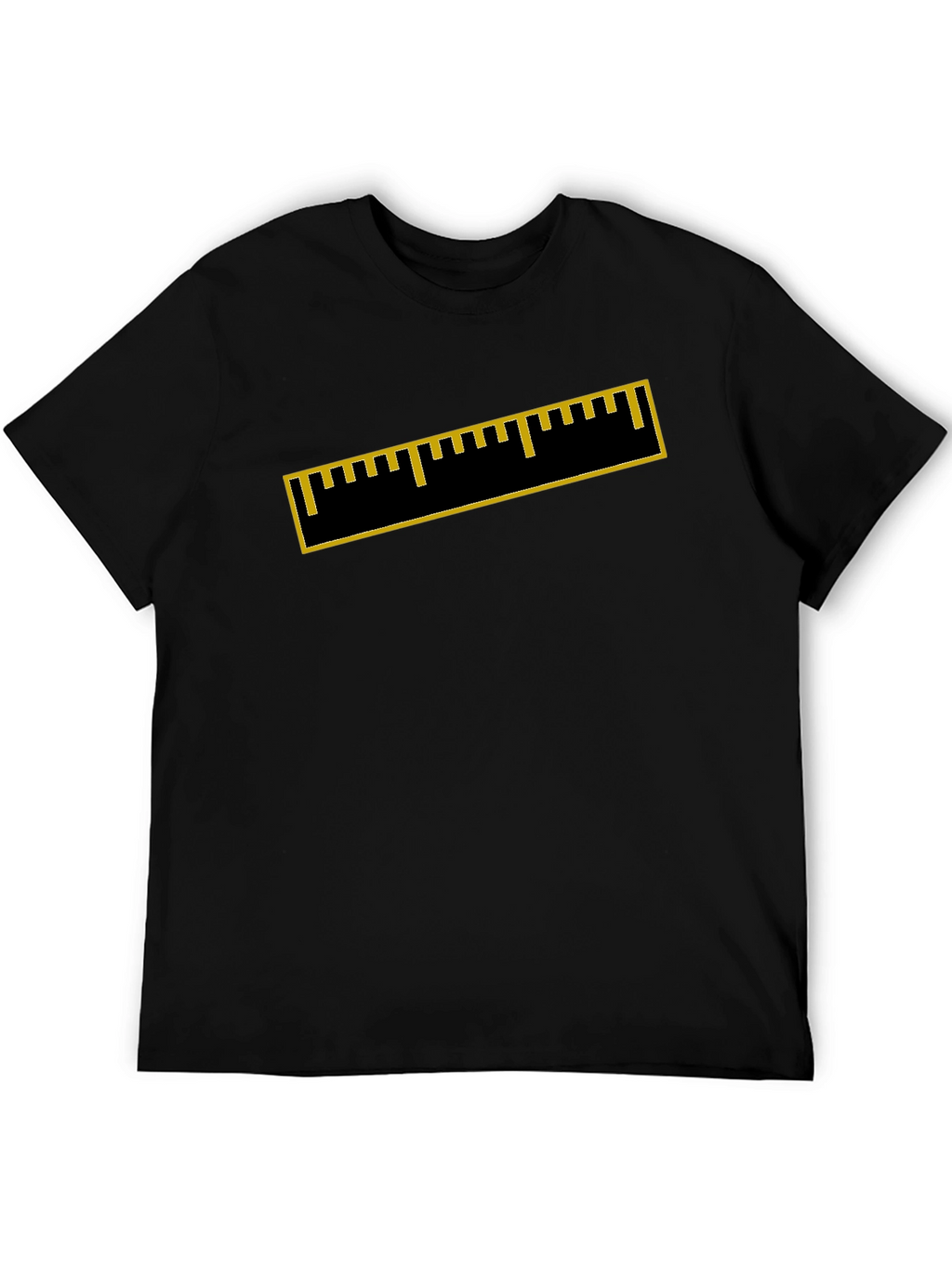 Ruler Graphic Black T-Shirt