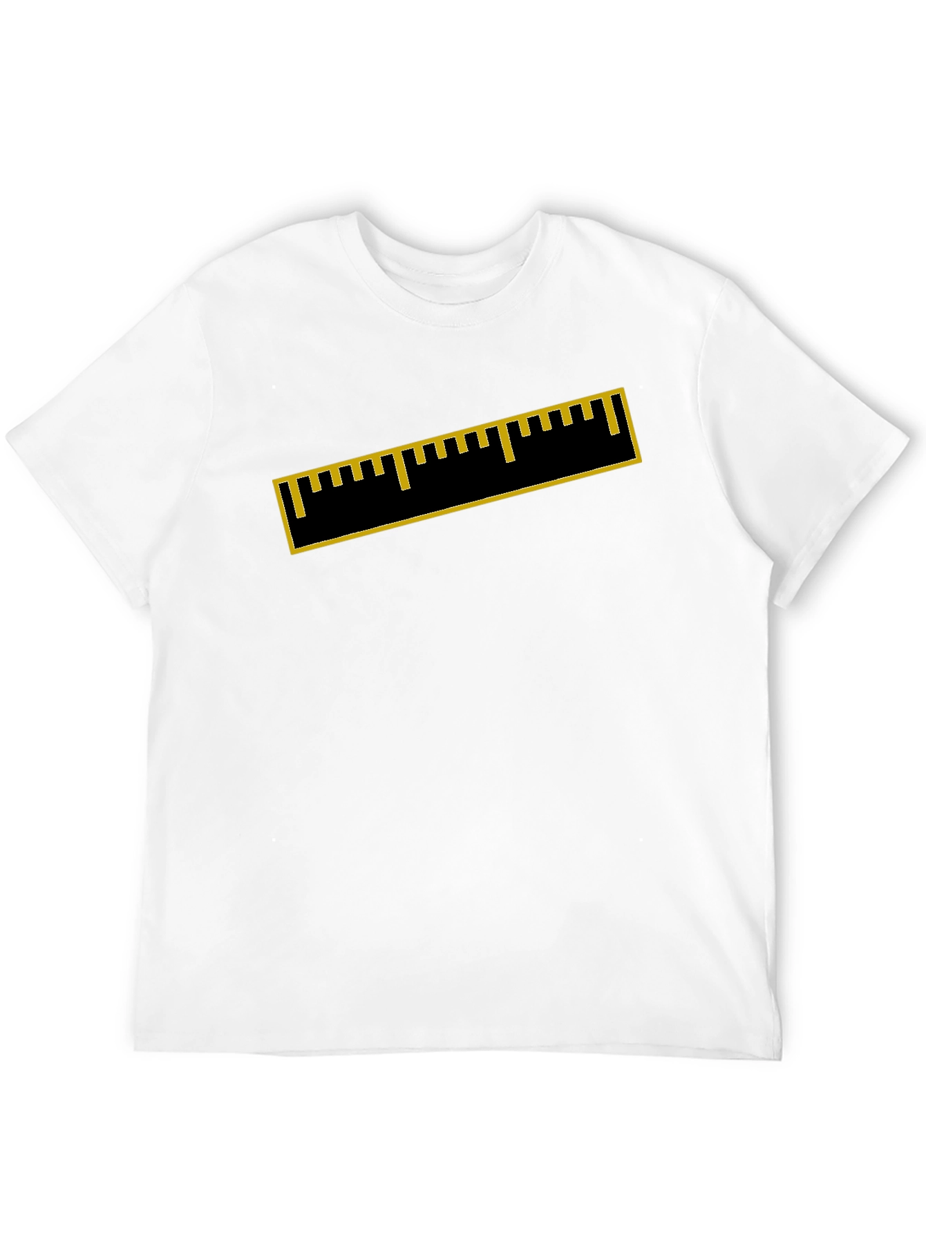Ruler Graphic Black T-Shirt