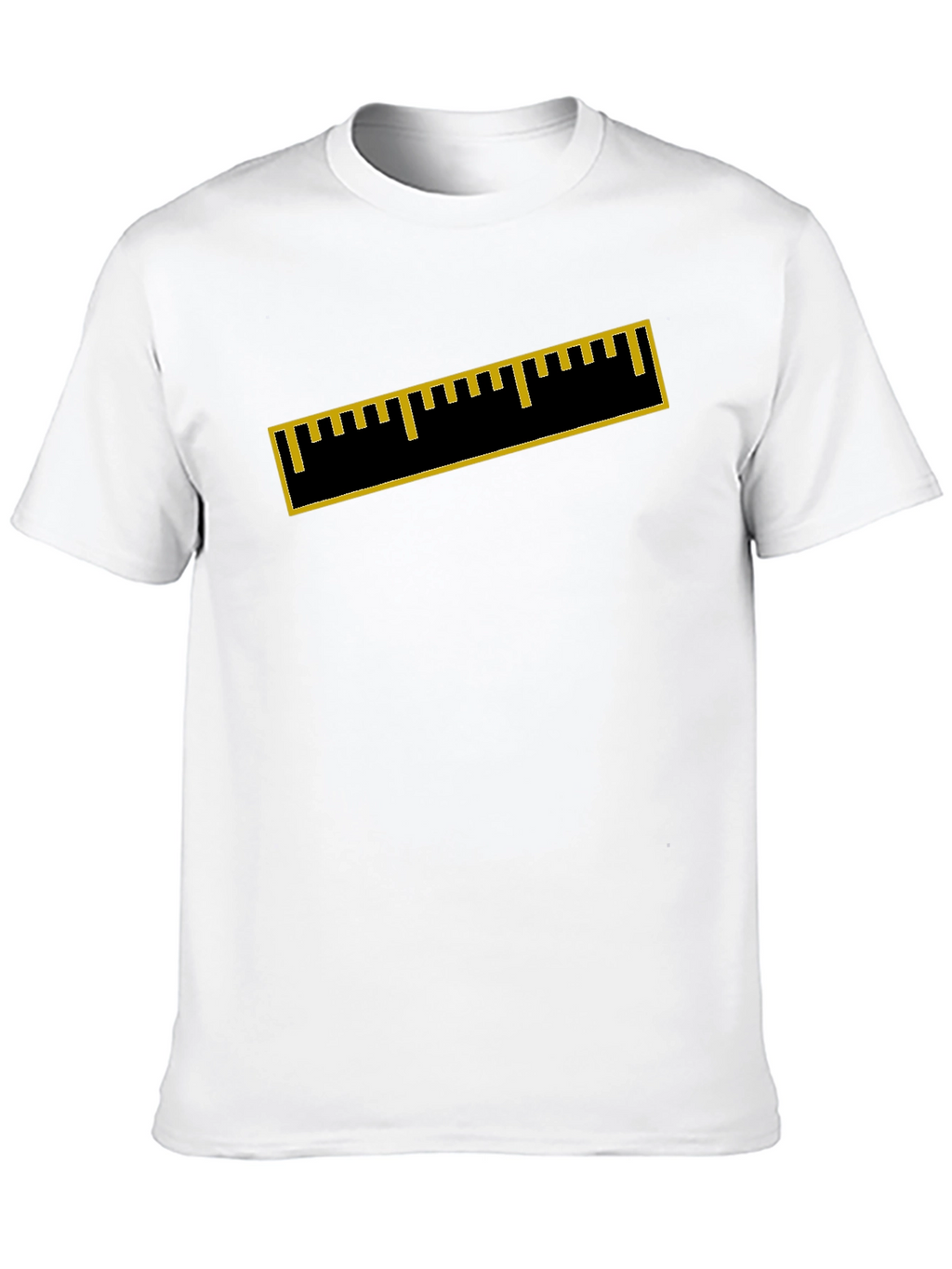 Ruler Graphic Black T-Shirt