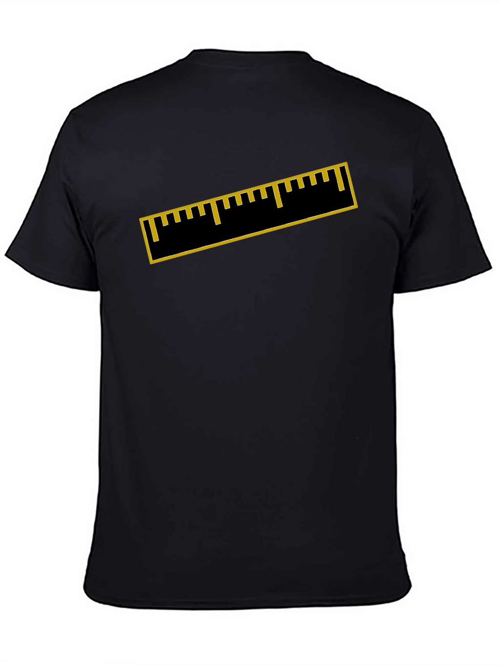 Ruler Graphic Black T-Shirt