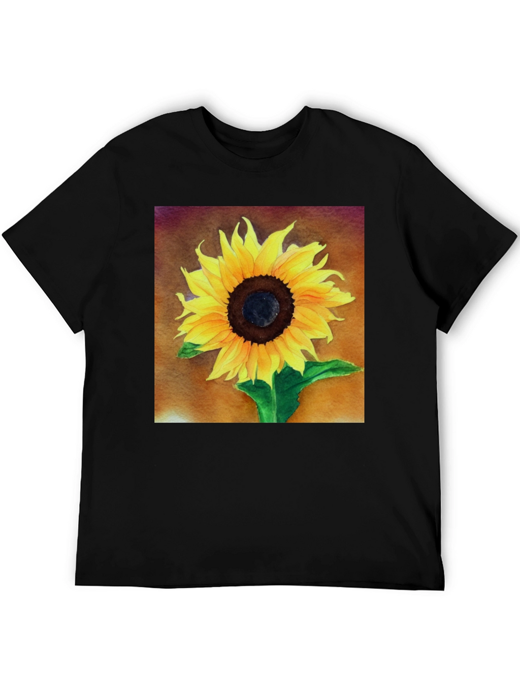 Sunflower Graphic Tee - Bold Floral Design