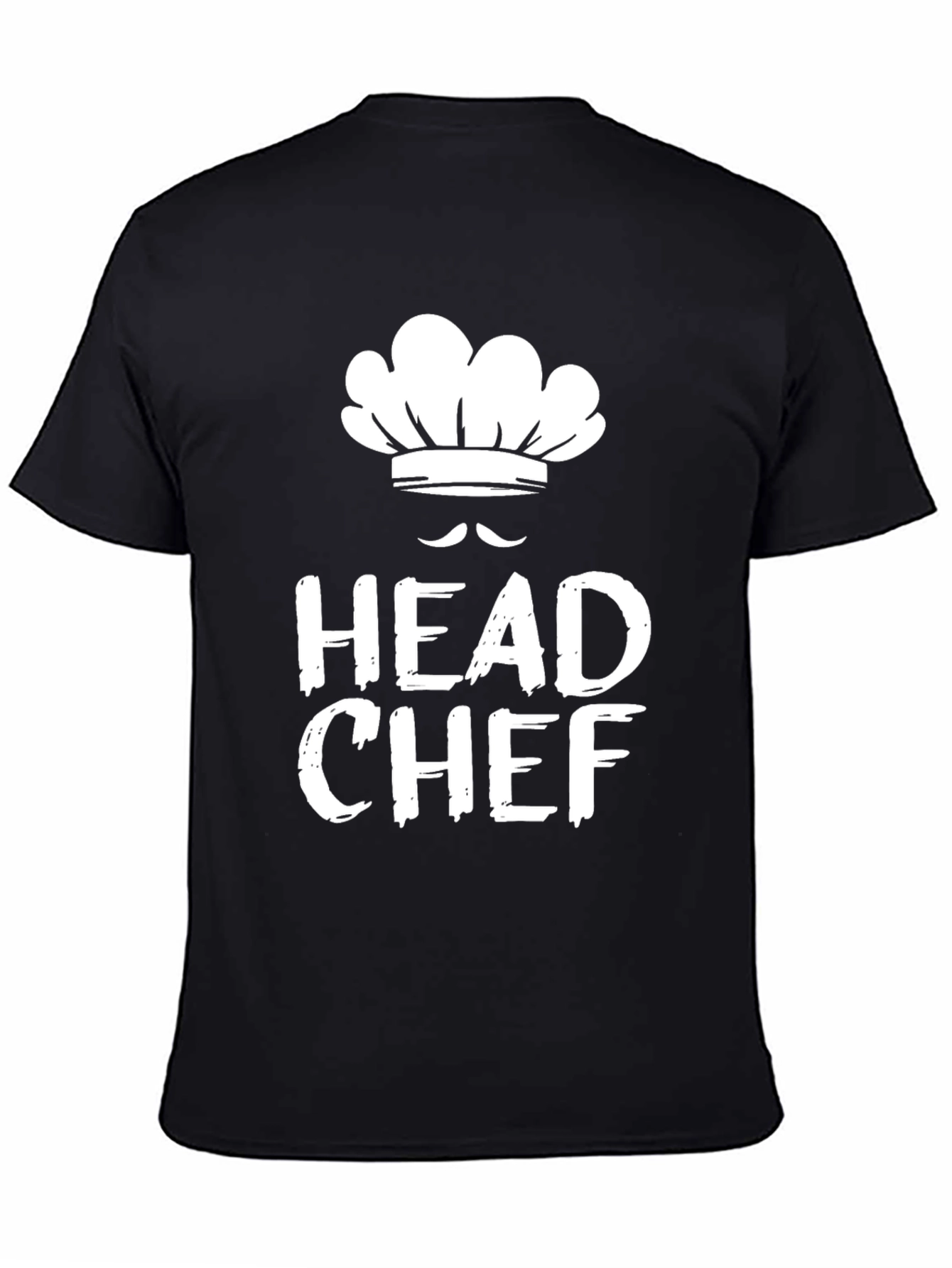 Head Chef Graphic T-Shirt - Black Casual Tee