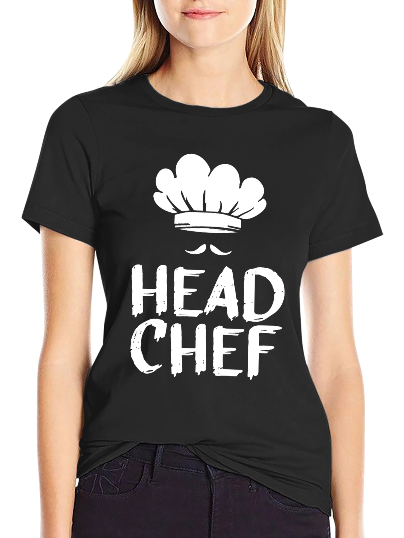 Head Chef Graphic T-Shirt - Black Casual Tee