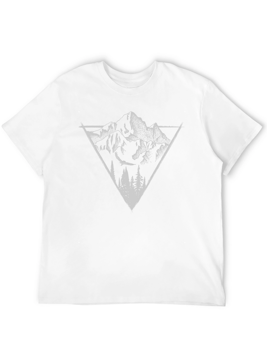 Mountain Triangle Black Graphic Tee