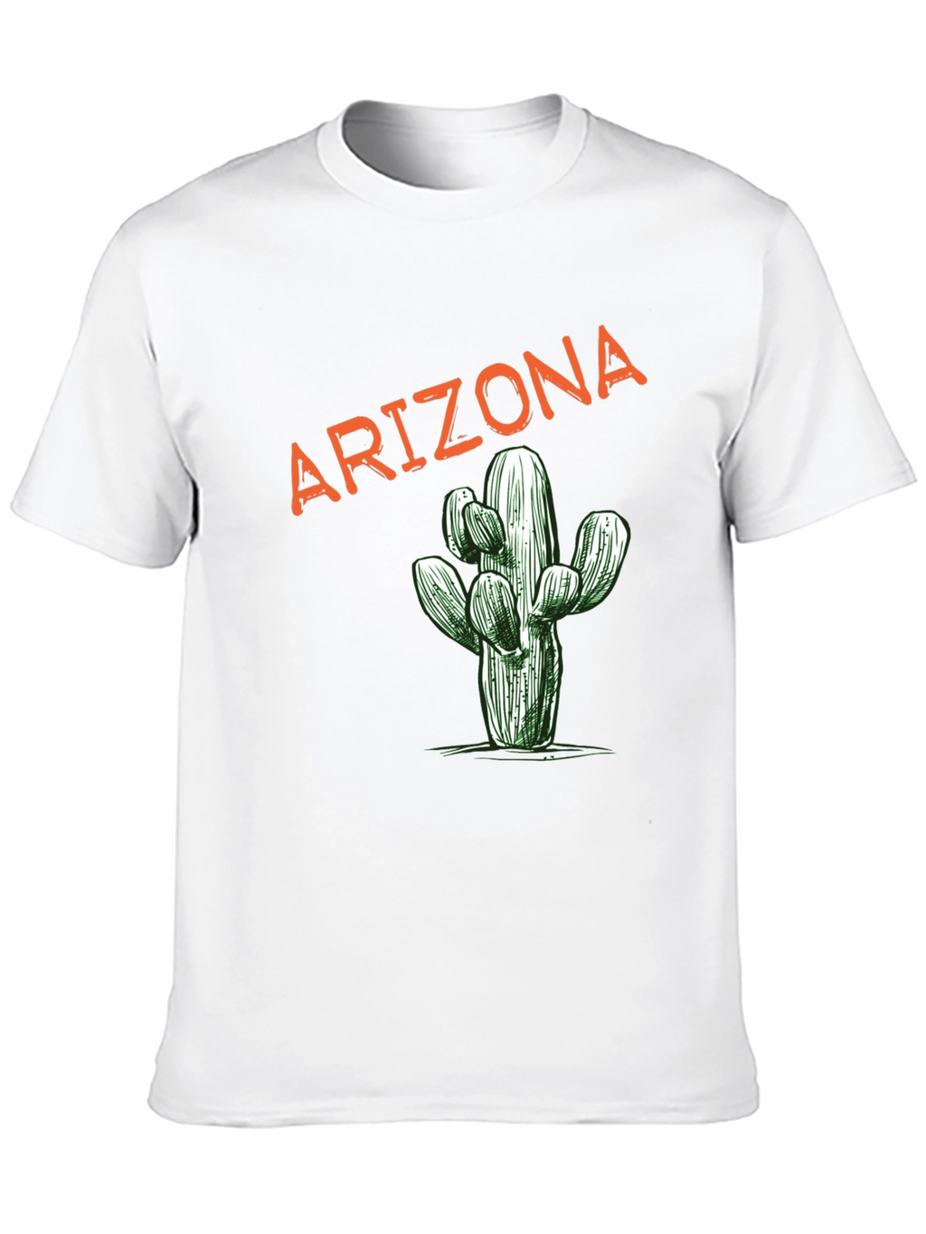 Arizona Cactus Graphic Tee - Unisex Black T-Shirt