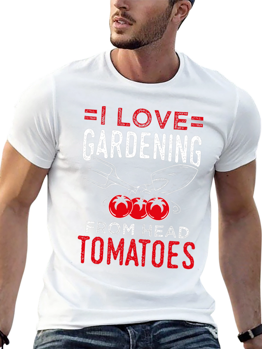 I Love Gardening From Head Tomatoes T-Shirt