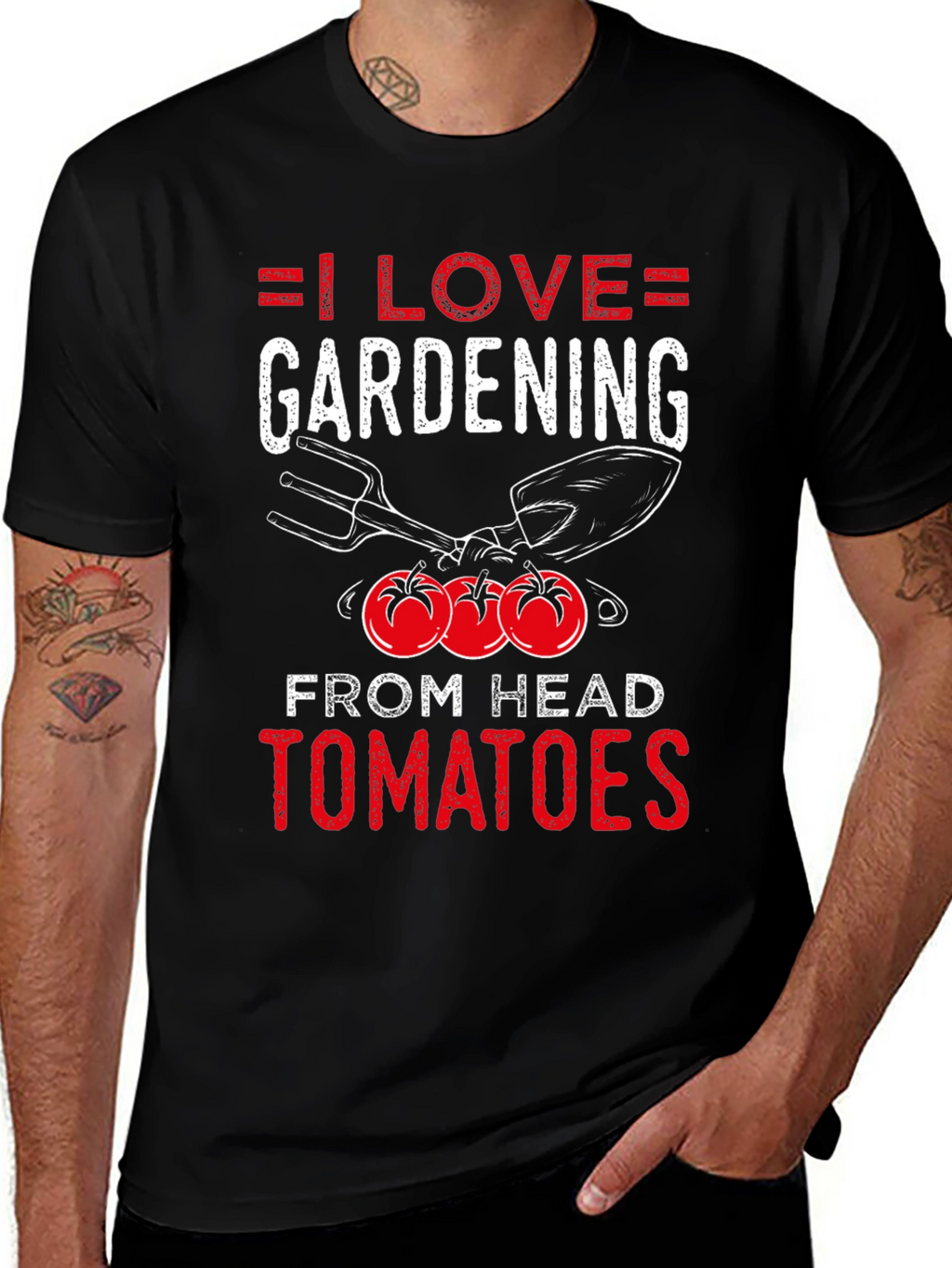 I Love Gardening From Head Tomatoes T-Shirt