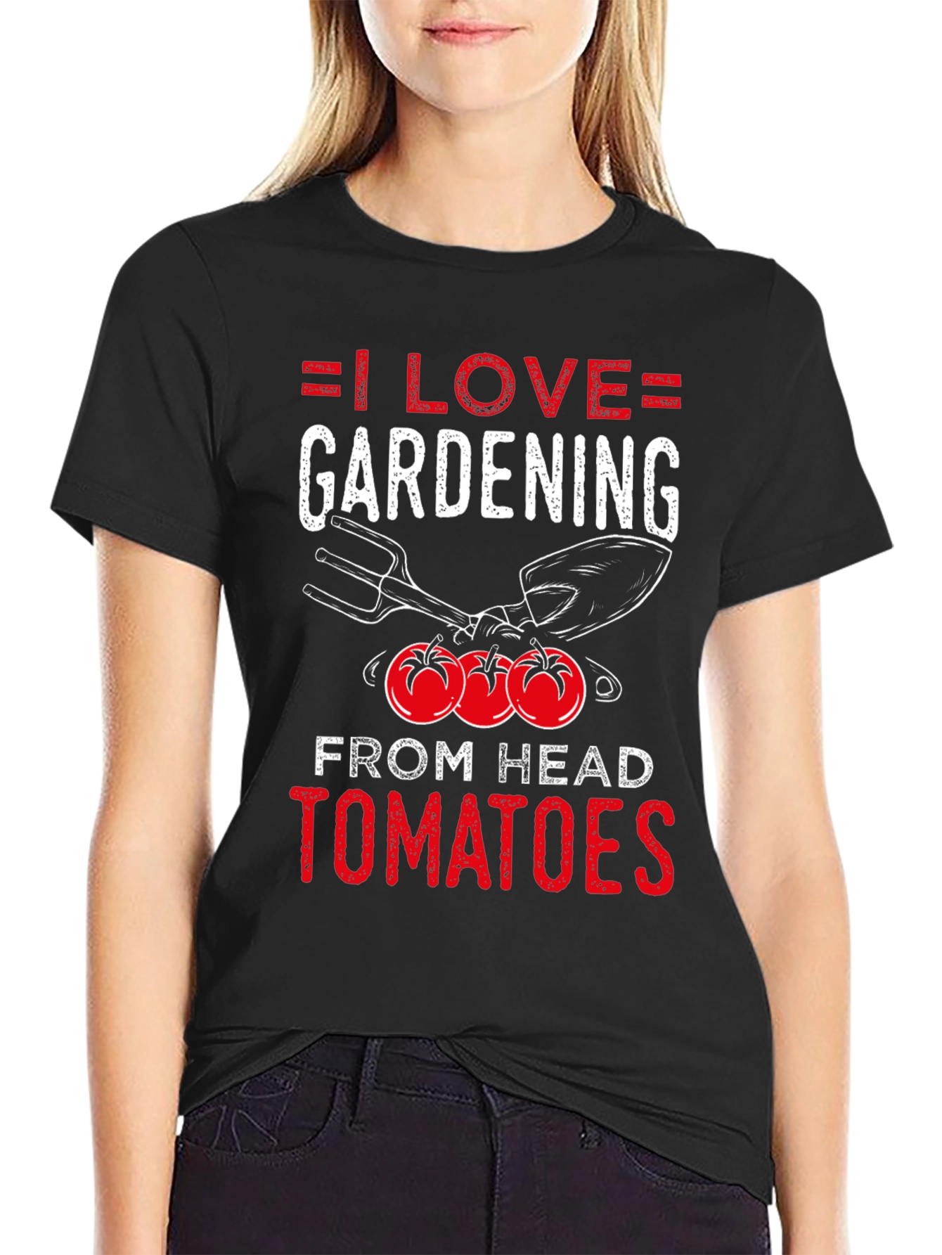 I Love Gardening From Head Tomatoes T-Shirt