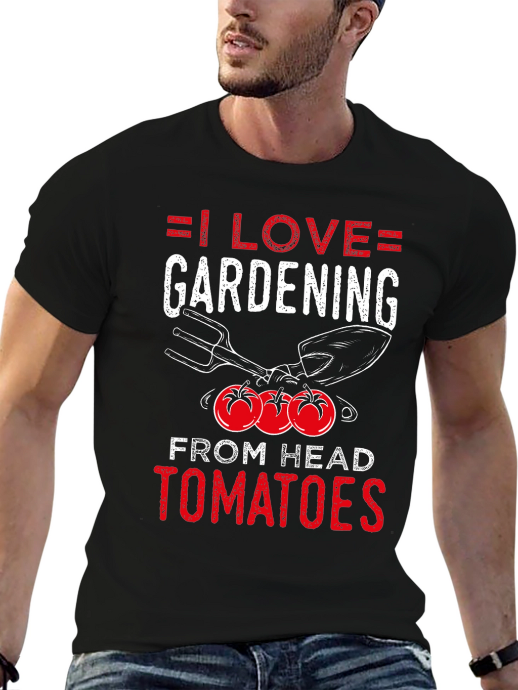 I Love Gardening From Head Tomatoes T-Shirt