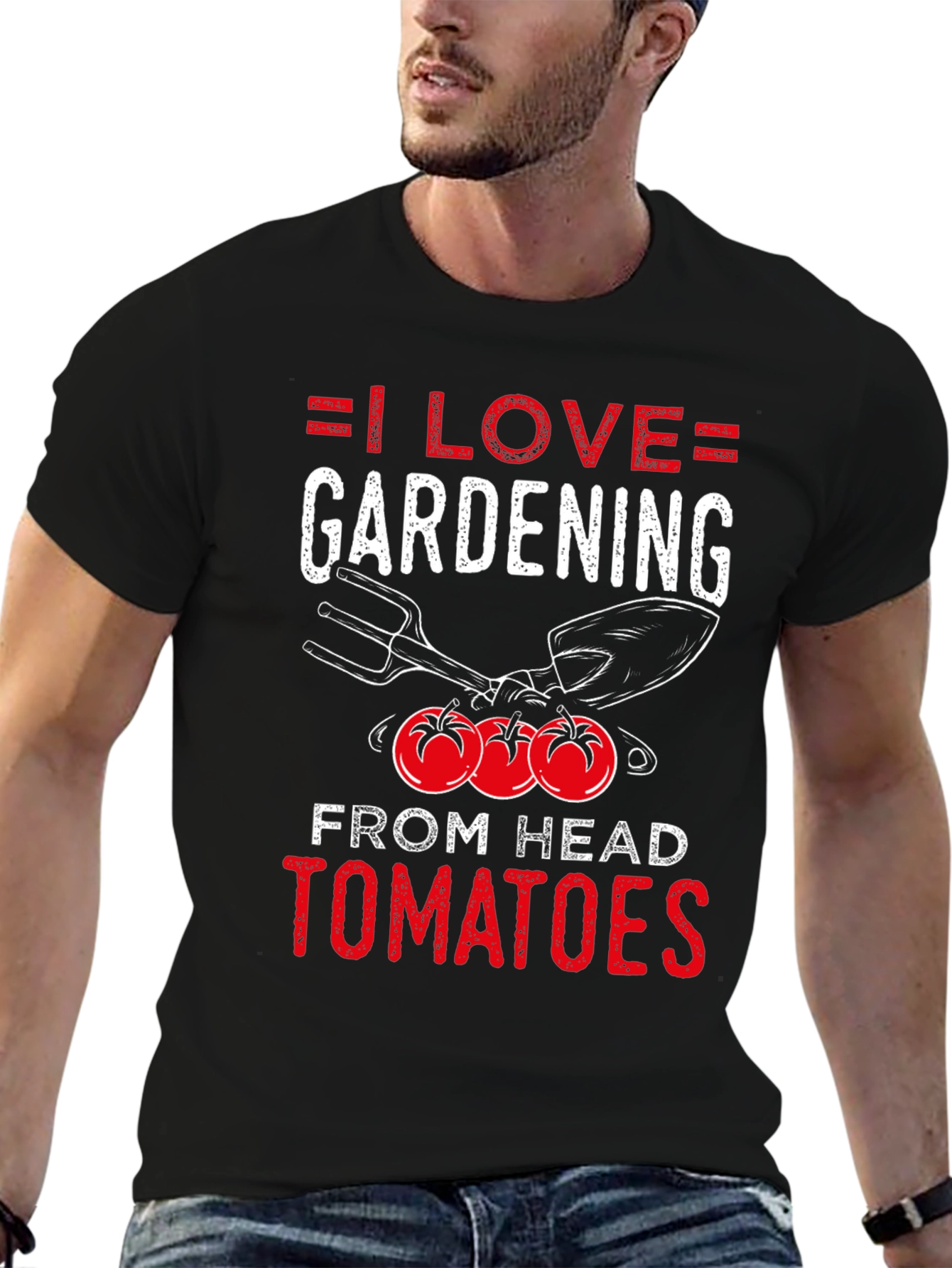 I Love Gardening From Head Tomatoes T-Shirt