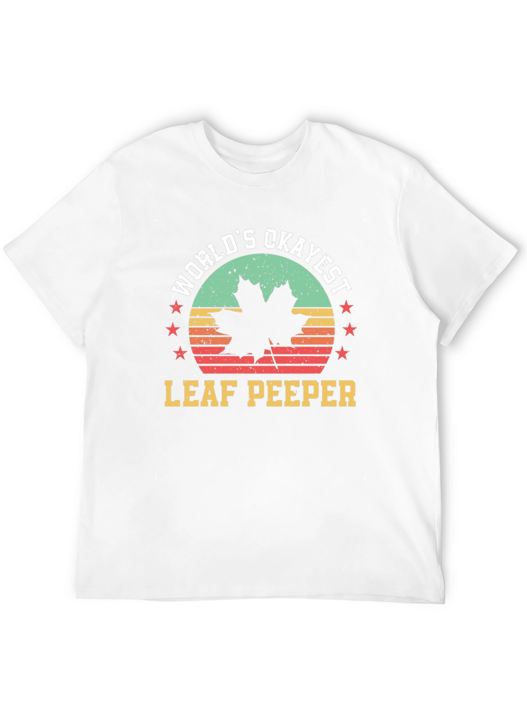 Worlds Okayest Leaf Peeper Tee - Autumn Fun