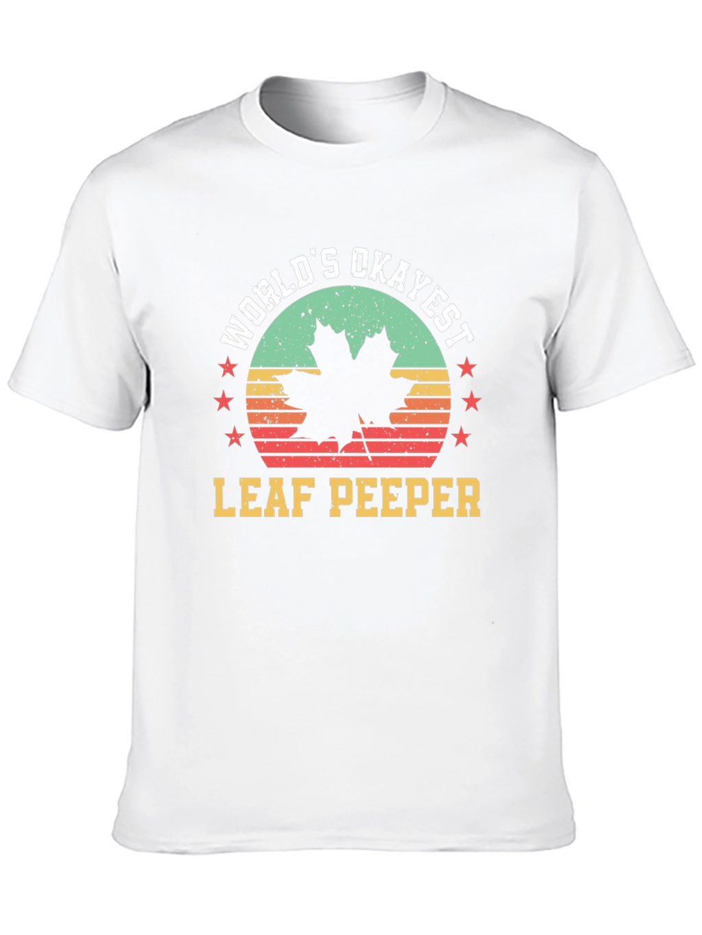 Worlds Okayest Leaf Peeper Tee - Autumn Fun