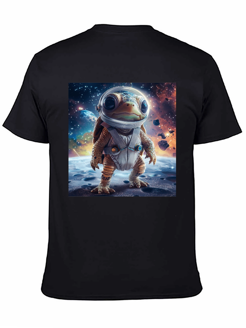 Turtle Astronaut T-Shirt - Space Adventure Style