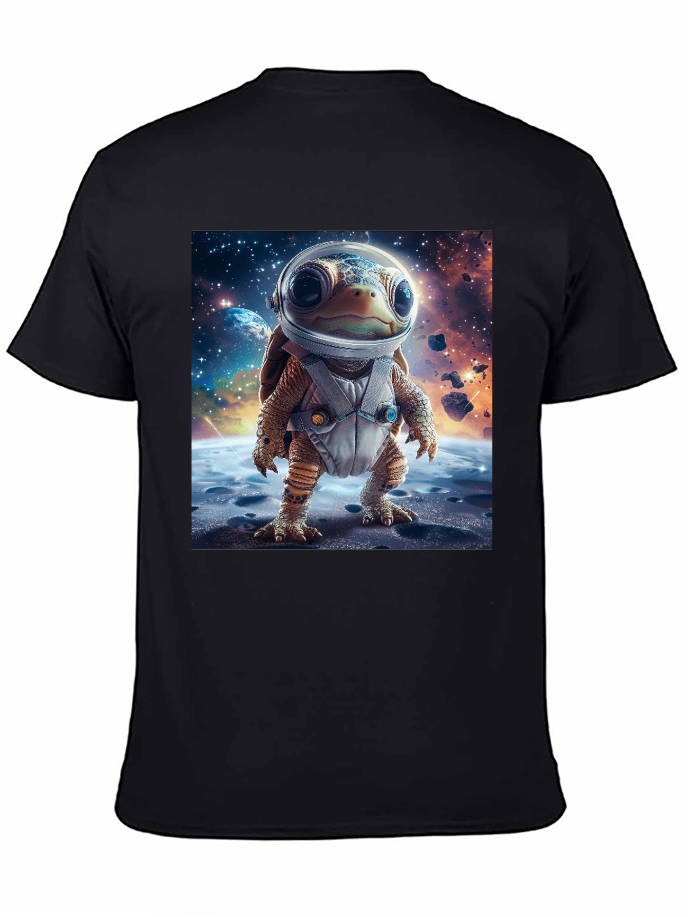 Turtle Astronaut T-Shirt - Space Adventure Style