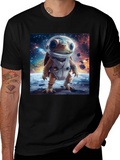 Turtle Astronaut T-Shirt - Space Adventure Style