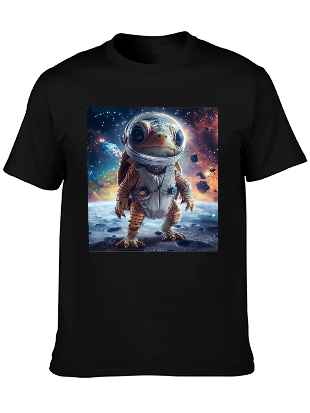 Turtle Astronaut T-Shirt - Space Adventure Style