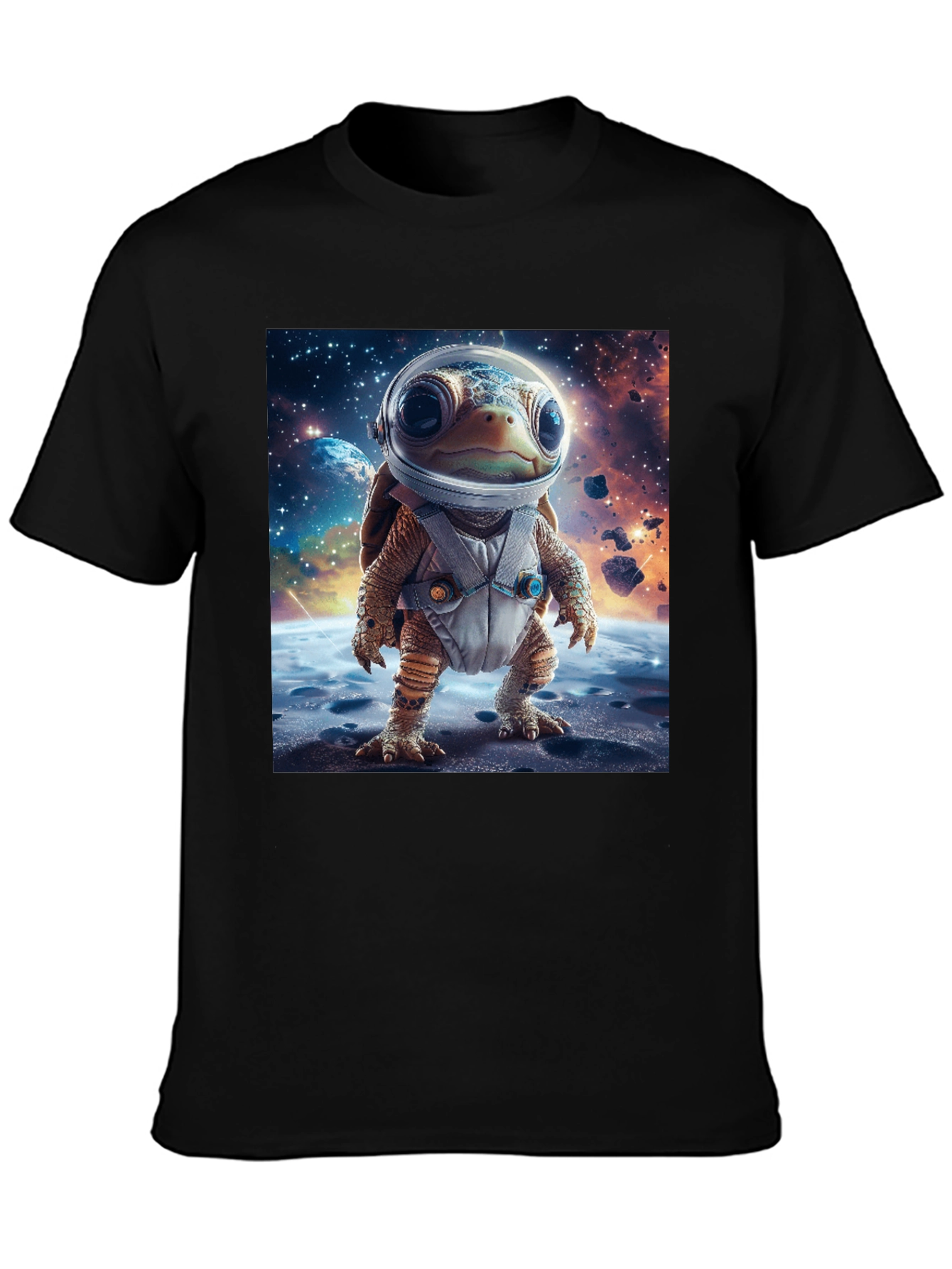 Turtle Astronaut T-Shirt - Space Adventure Style