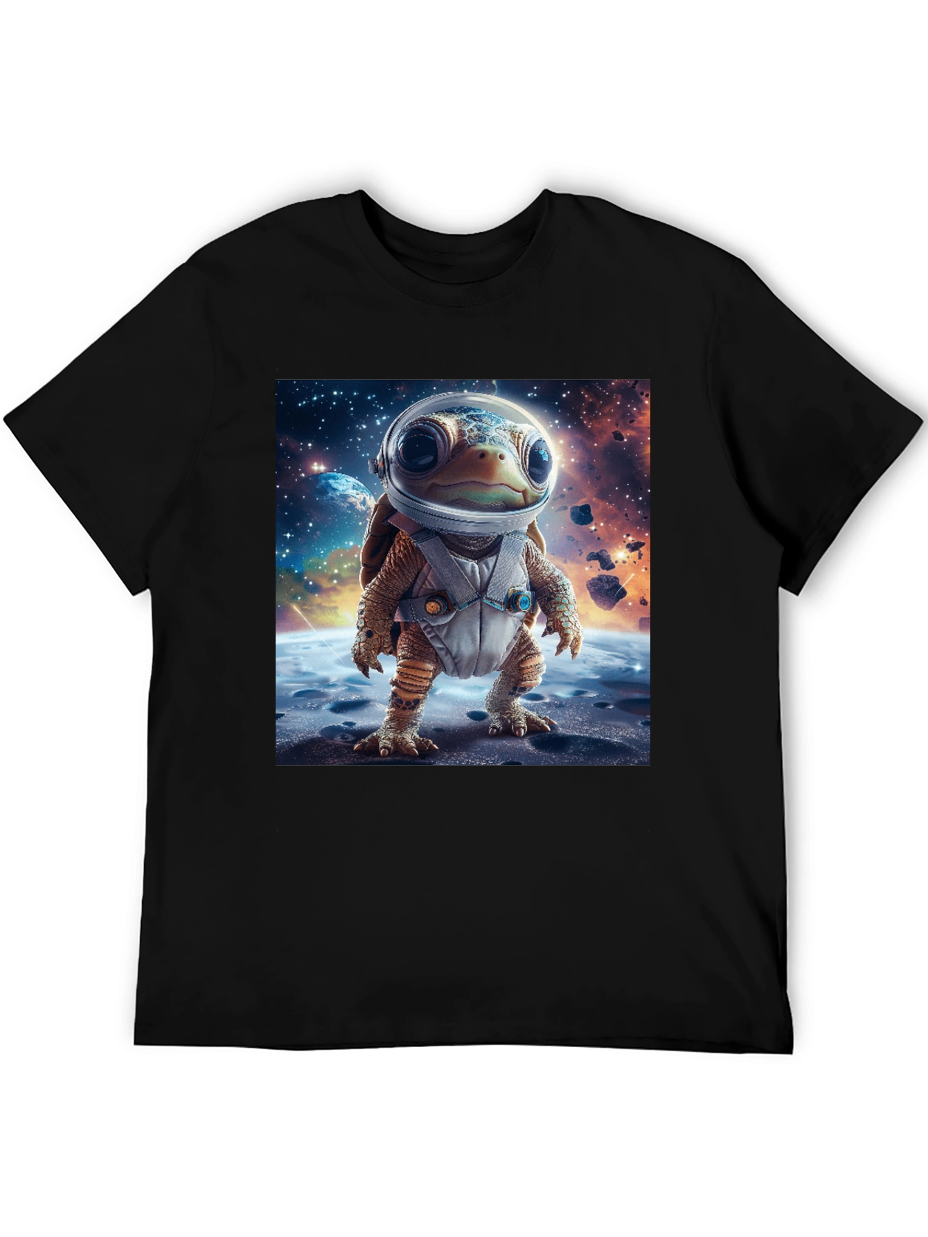 Turtle Astronaut T-Shirt - Space Adventure Style