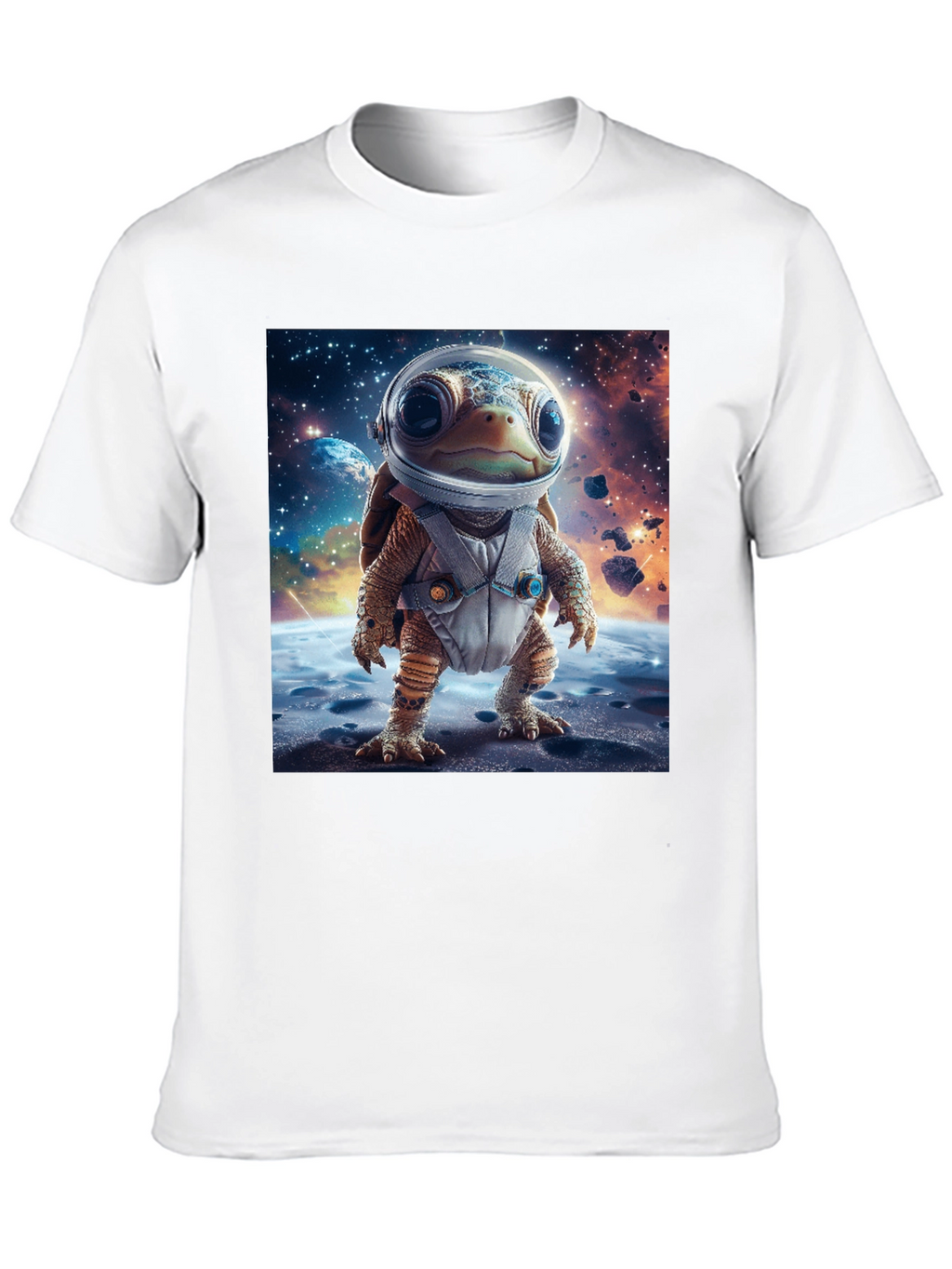 Turtle Astronaut T-Shirt - Space Adventure Style