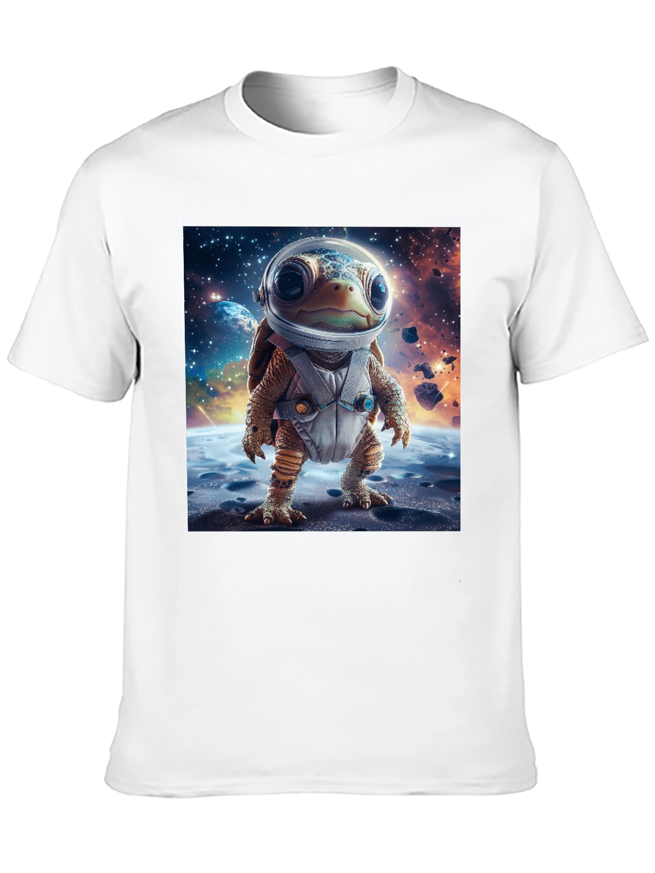 Turtle Astronaut T-Shirt - Space Adventure Style
