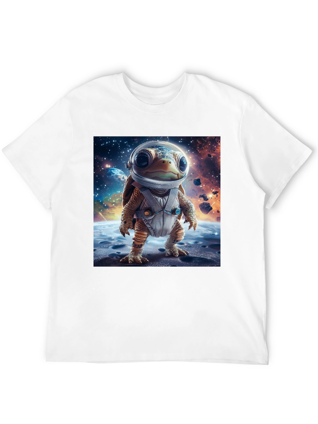 Turtle Astronaut T-Shirt - Space Adventure Style