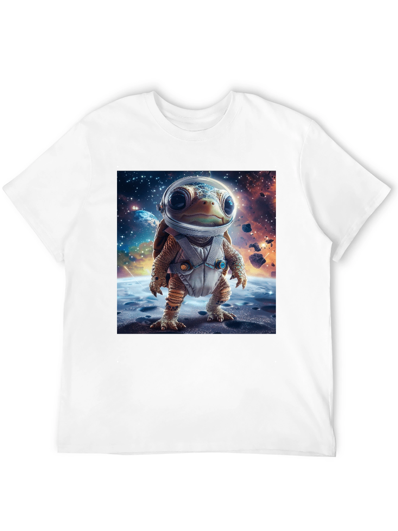 Turtle Astronaut T-Shirt - Space Adventure Style