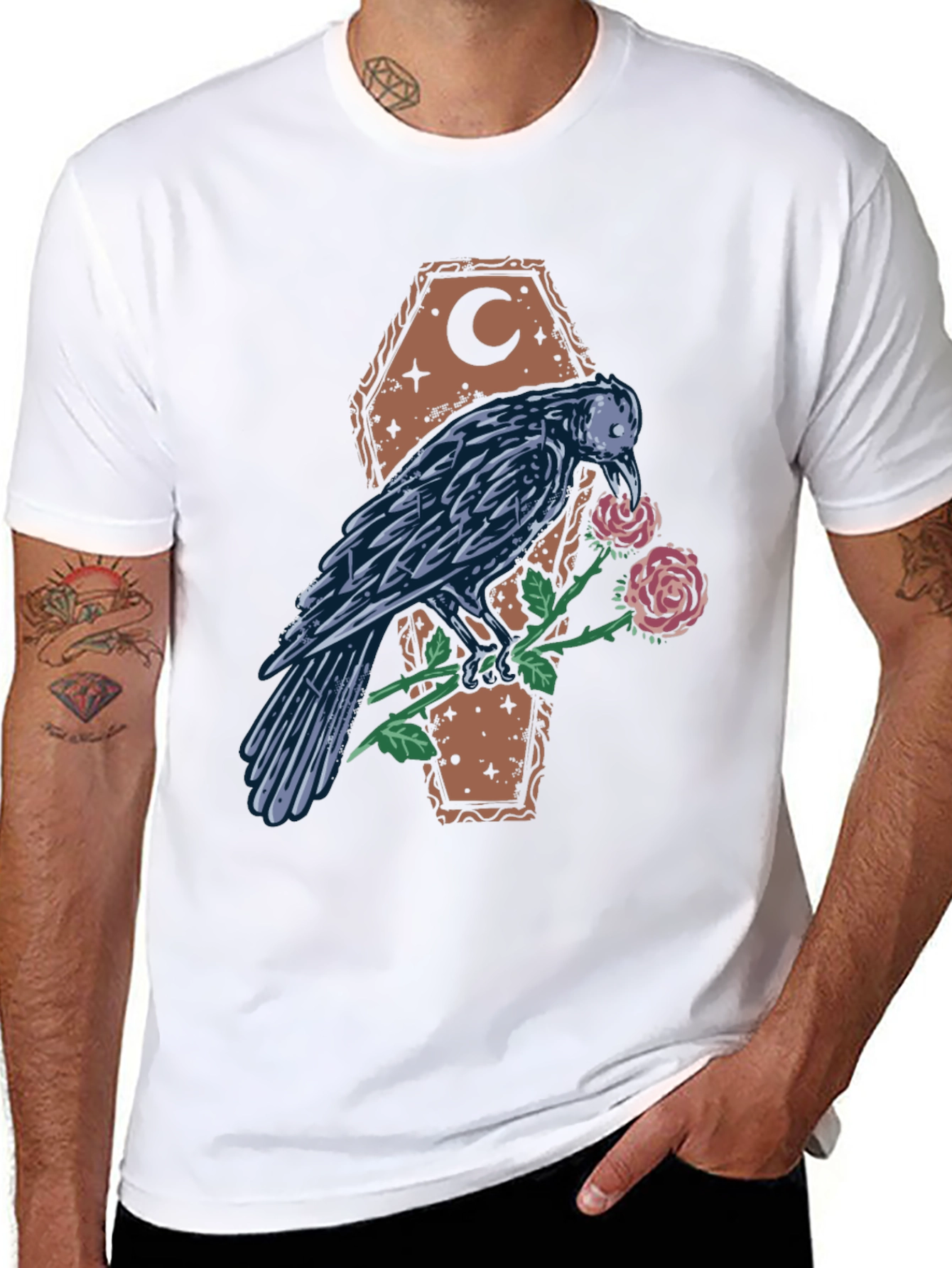 Raven & Rose Coffin Graphic Tee
