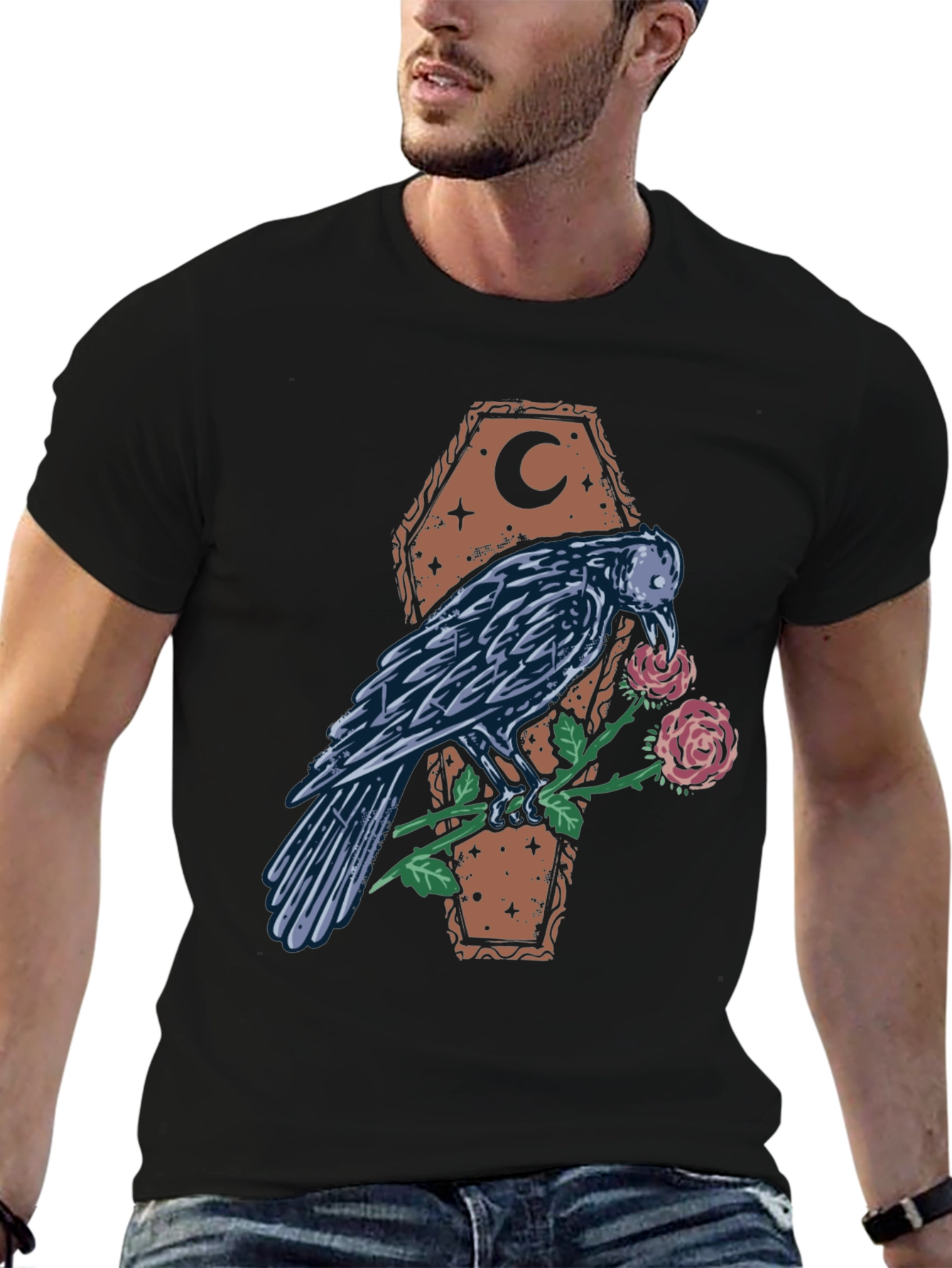 Raven & Rose Coffin Graphic Tee