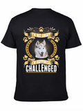 Im Not Angry Im Happiness Challenged Husky T-Shirt