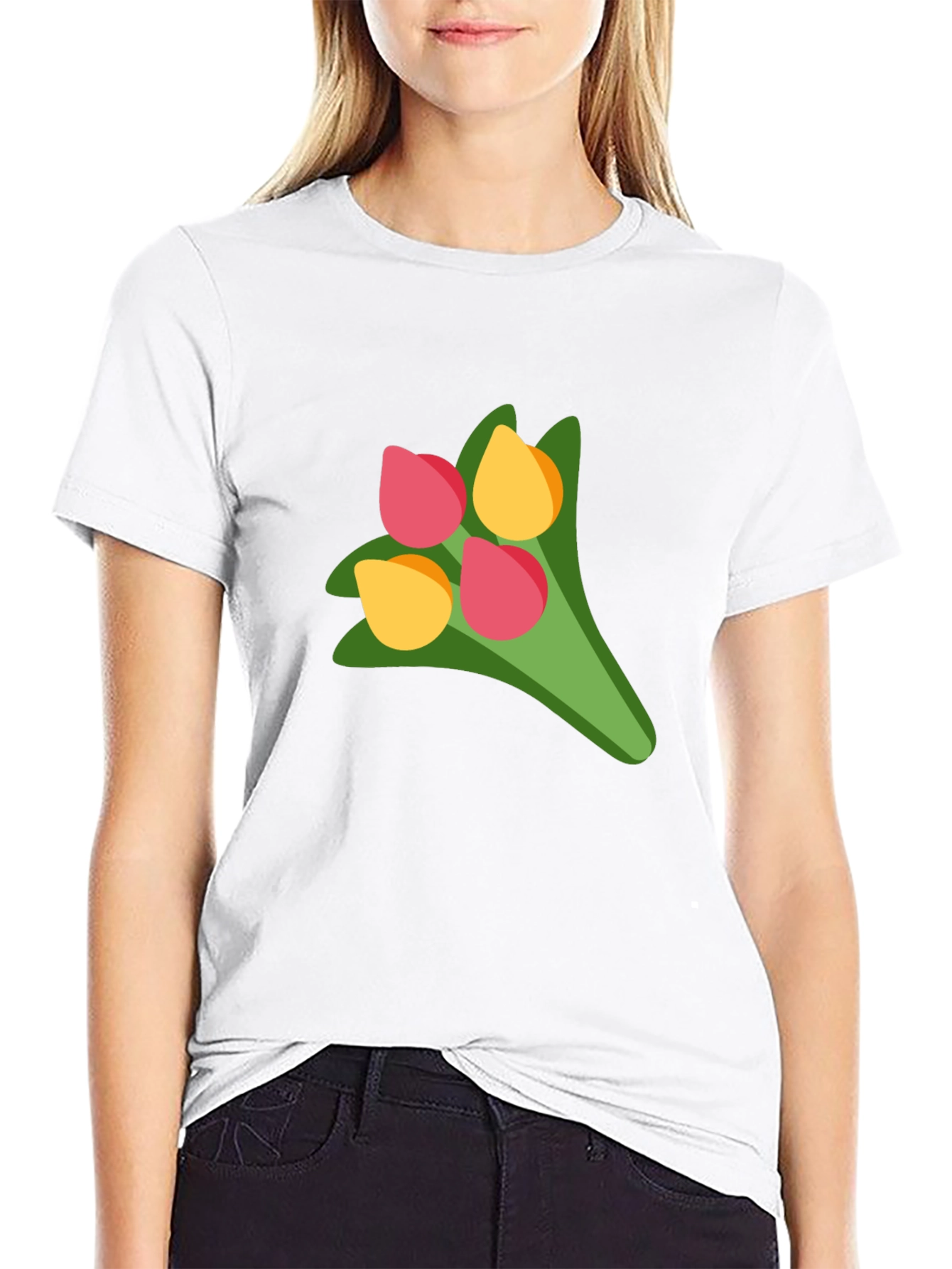 Floral Bouquet T-Shirt - Stylish & Comfortable