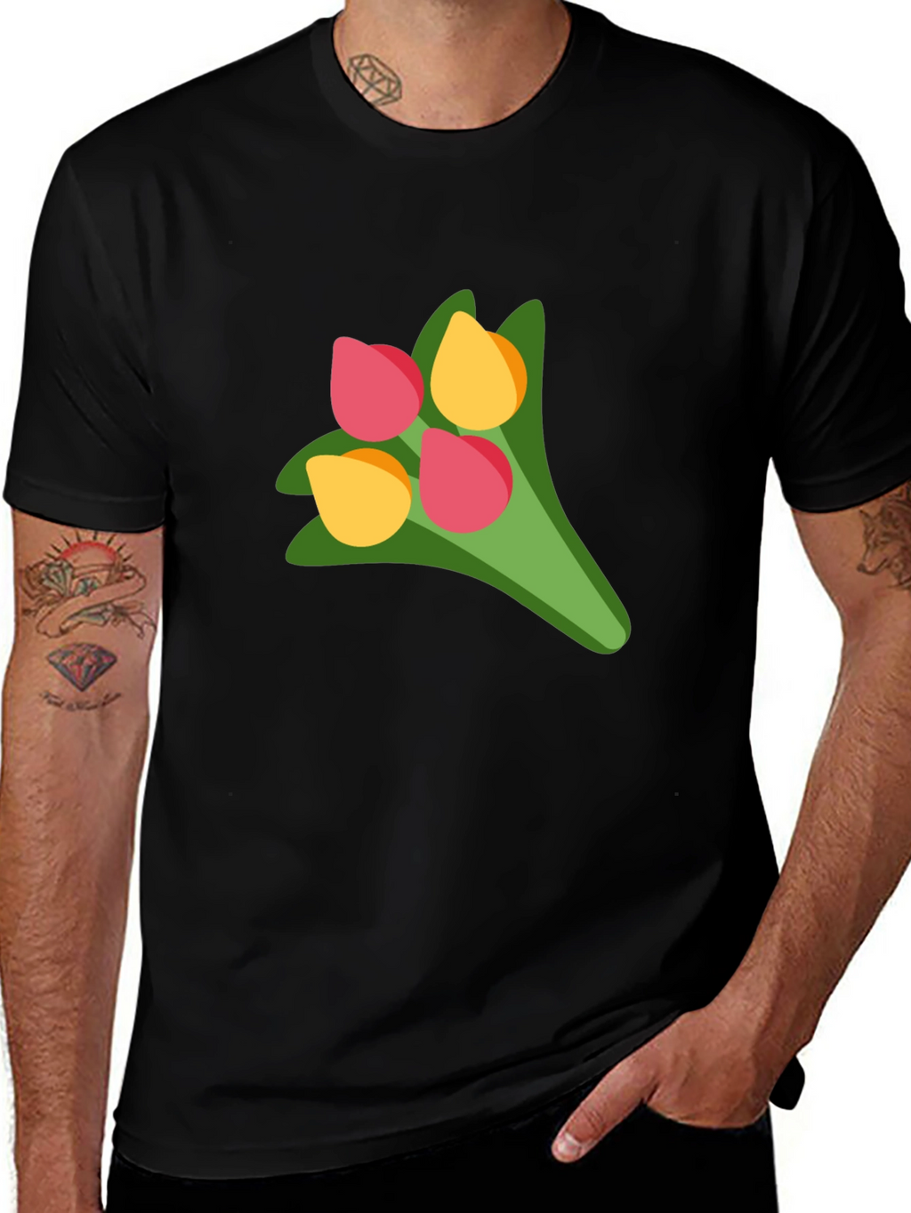 Floral Bouquet T-Shirt - Stylish & Comfortable