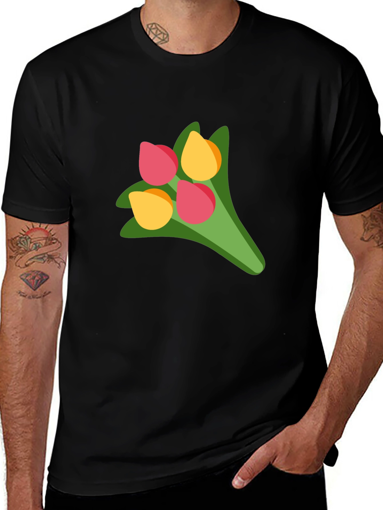 Floral Bouquet T-Shirt - Stylish & Comfortable
