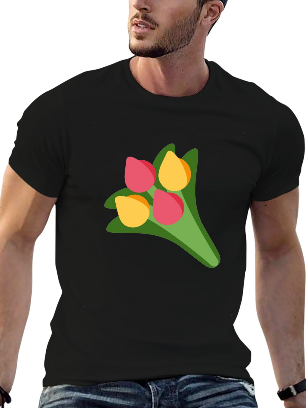 Floral Bouquet T-Shirt - Stylish & Comfortable