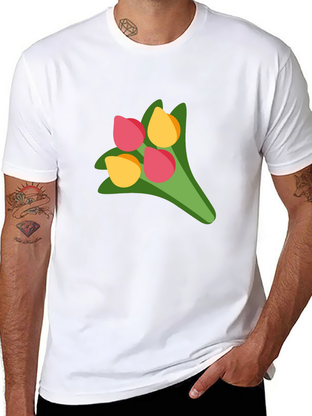 Floral Bouquet T-Shirt - Stylish & Comfortable